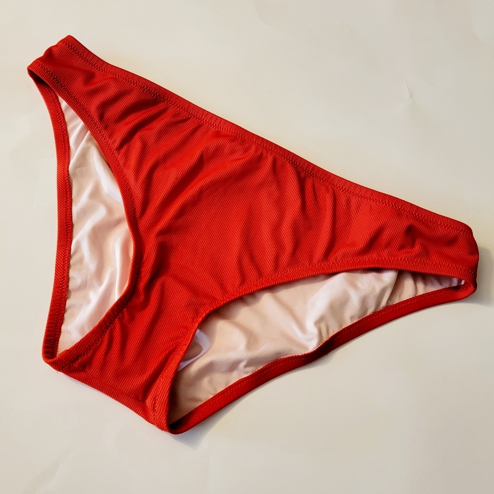 Shade and shore red bikini bottom